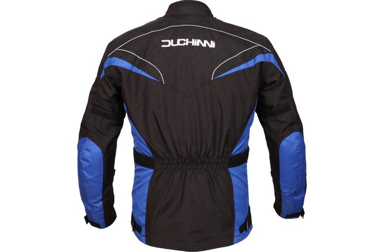 Duchinni Hurricane Motorcycle Jacket - Black and Blue Duchinni Hurricane Motorcycle Jacket - Black and Blue