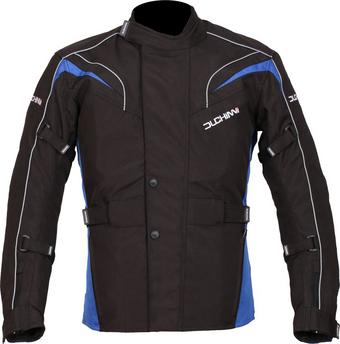 Duchinni Hurricane Motorcycle Jacket - Black and Blue, 3XL