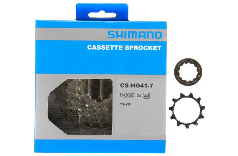 Shimano CS-HG41 7 Speed Cassette 11-28T Shimano CS-HG41 7 Speed Cassette 11-28T