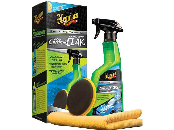 Car Detailer Kit Clay Bar Lube High Gloss Spray Wax Quick Cleaning Lubricant