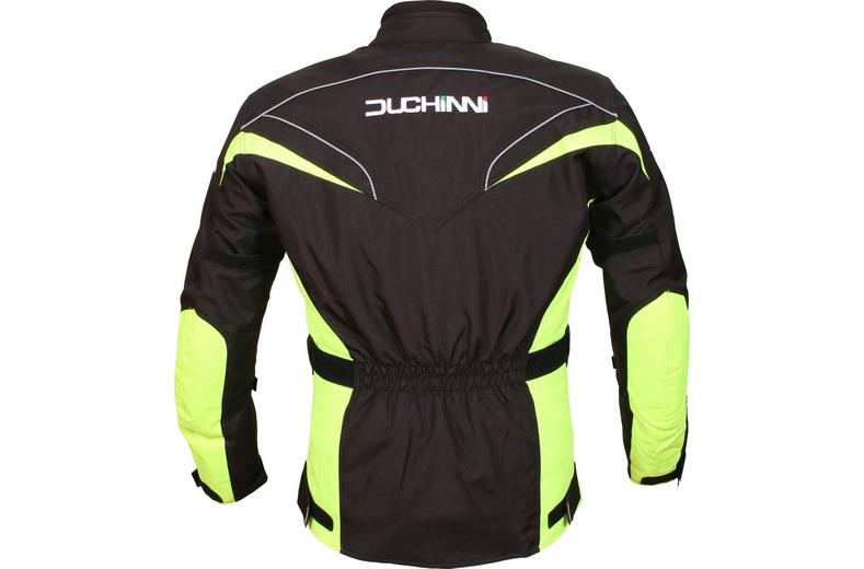 Duchinni Hurricane Motorcycle Jacket - Black and Neon, 4XL Duchinni Hurricane Motorcycle Jacket - Black and Neon, 4XL