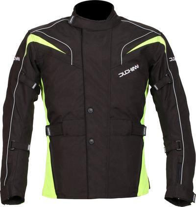 Duchinni Hurricane Motorcycle Jacket - Black and Neon