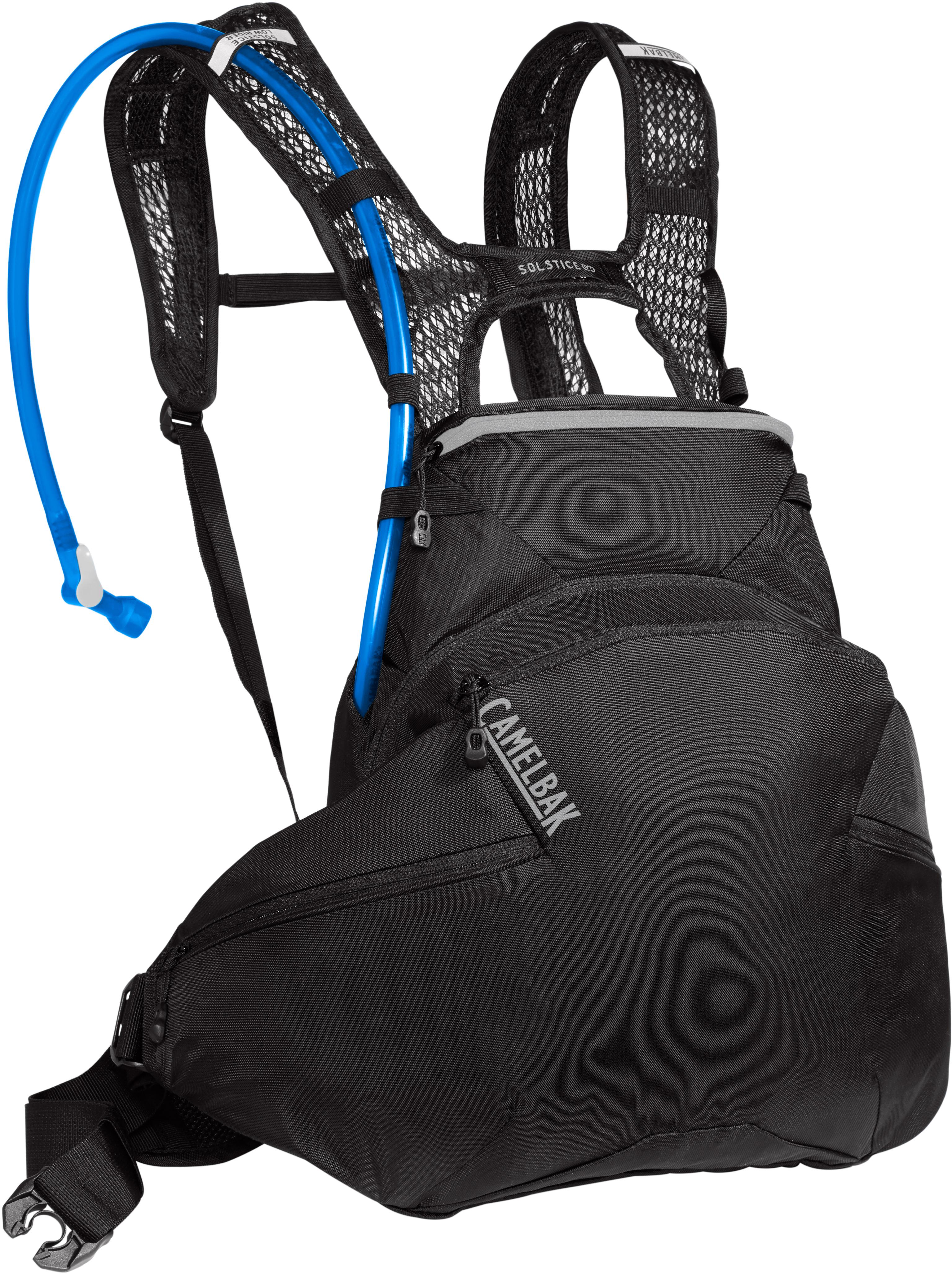 Camelbak Women's Solstice Lr 10 Low Rider Hydration Pack (Redesign) 2020: Black/Silver 3L/100Oz