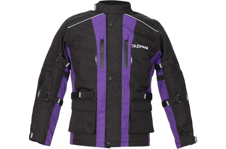 Duchinni Jago Youth Motorcycle Jacket - Black and Purple Duchinni Jago Youth Motorcycle Jacket - Black and Purple