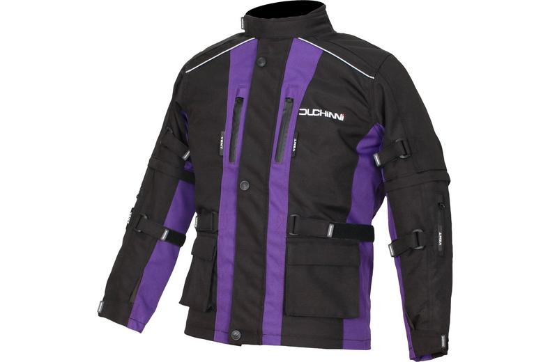 Duchinni Jago Youth Motorcycle Jacket - Black and Purple Duchinni Jago Youth Motorcycle Jacket - Black and Purple