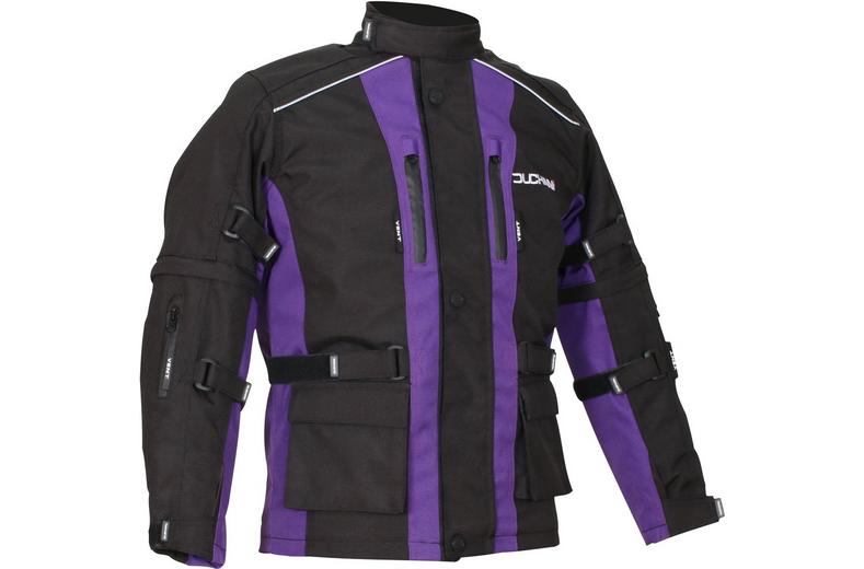 Duchinni Jago Youth Motorcycle Jacket - Black and Purple Duchinni Jago Youth Motorcycle Jacket - Black and Purple