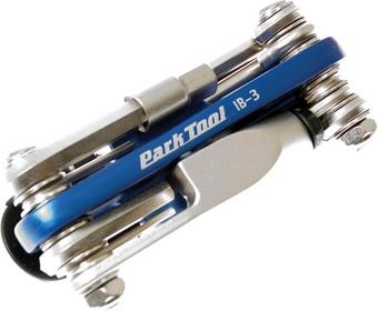 Park Tool IB3 I-Beam Mini Fold-Up Hex Wrench Chain Tool Screwdriver and Star-Shaped Wrenc