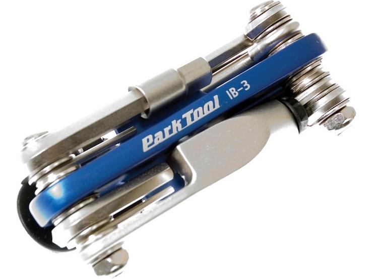 Park Tool IB3 I-Beam Mini Fold-Up Hex Wrench Chain Tool Screwdriver and Star-Shaped Wrenc
