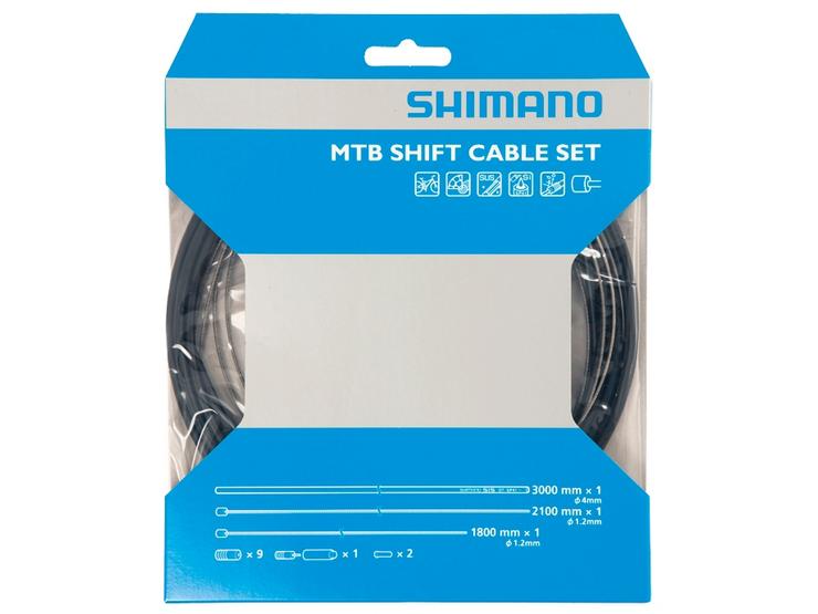 Shimano Road Shift Road Bike Gear Cable Set Black 