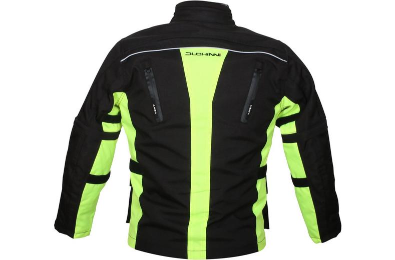 Duchinni Jago Youth Motorcycle Jacket - Black and Neon, XS Duchinni Jago Youth Motorcycle Jacket - Black and Neon, XS