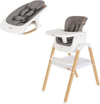 Tutti Bambini Nova Birth -12 Yrs Highchair - White/Oak