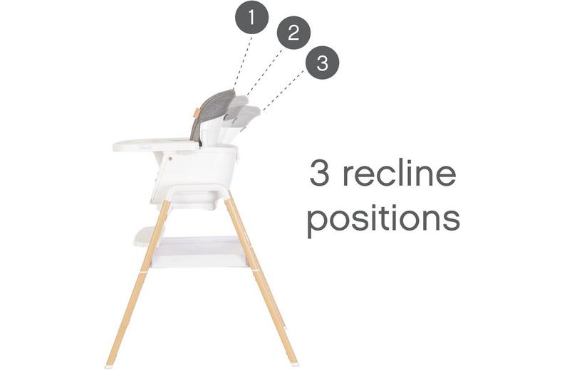 Tutti Bambini Nova Birth -12 Yrs Highchair - White/Oak Tutti Bambini Nova Birth -12 Yrs Highchair - White/Oak