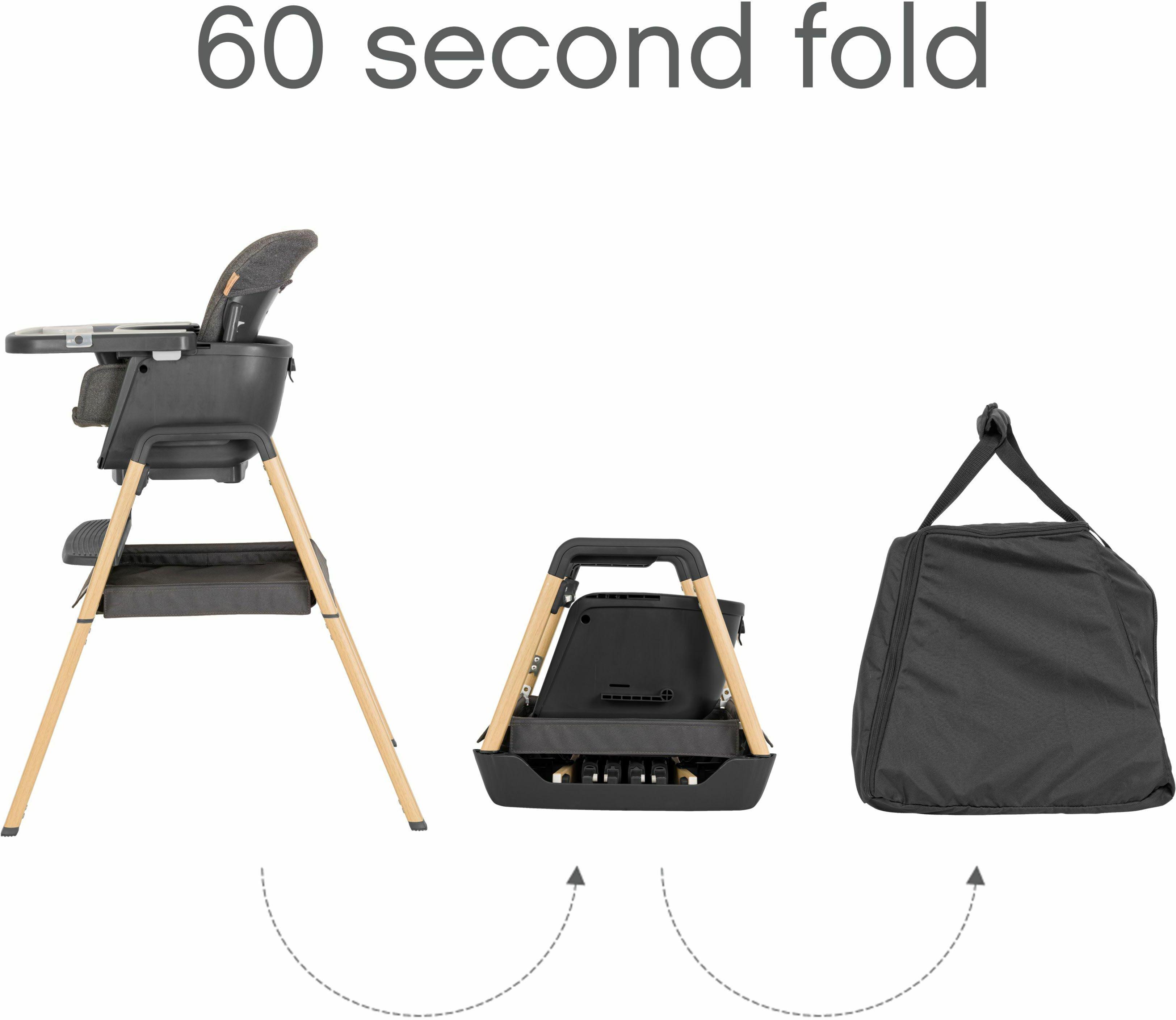 Tutti Bambini Nova Birth - 12 Yrs Highchair - Grey/Oak