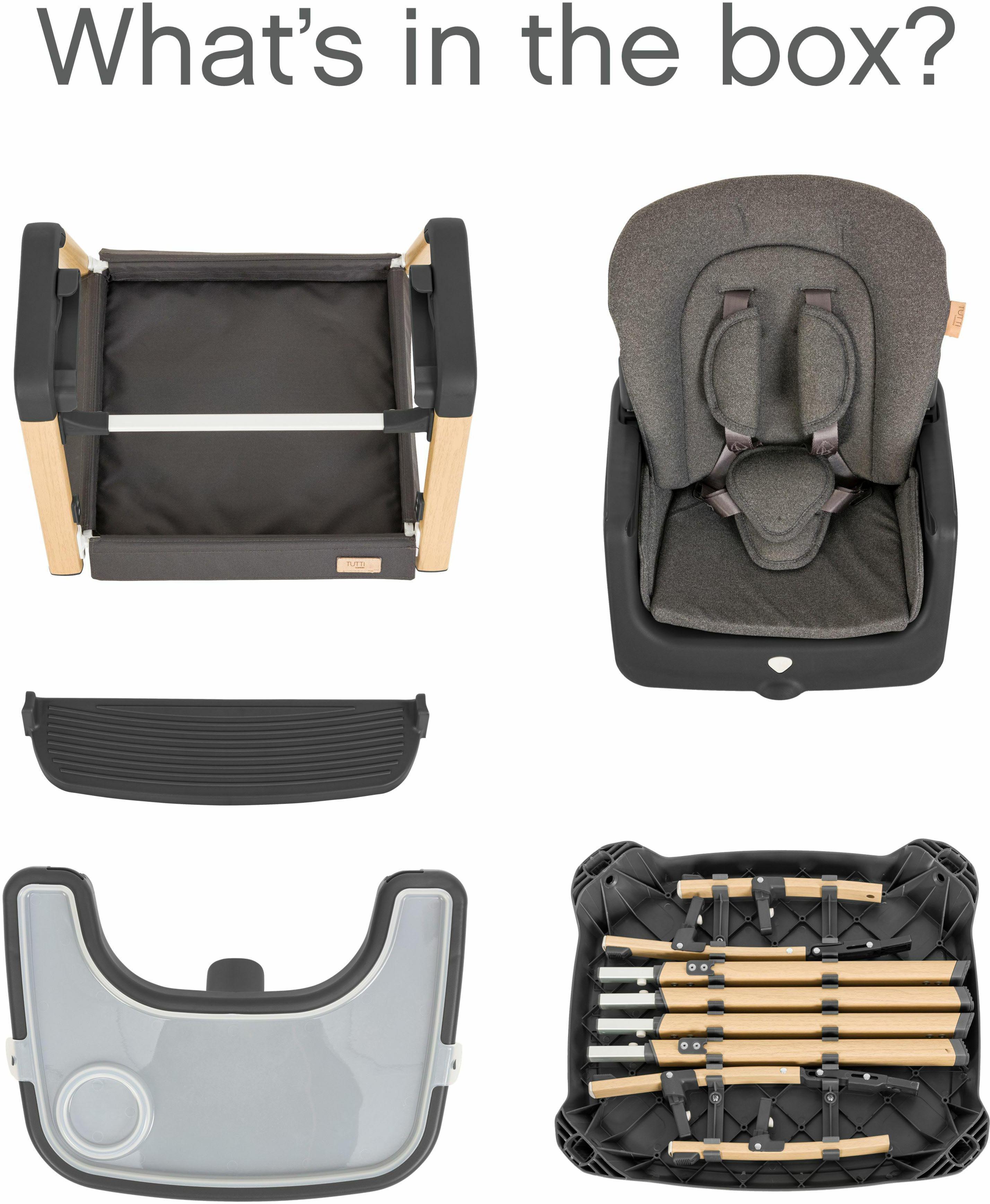 Tutti Bambini Nova Birth - 12 Yrs Highchair - Grey/Oak