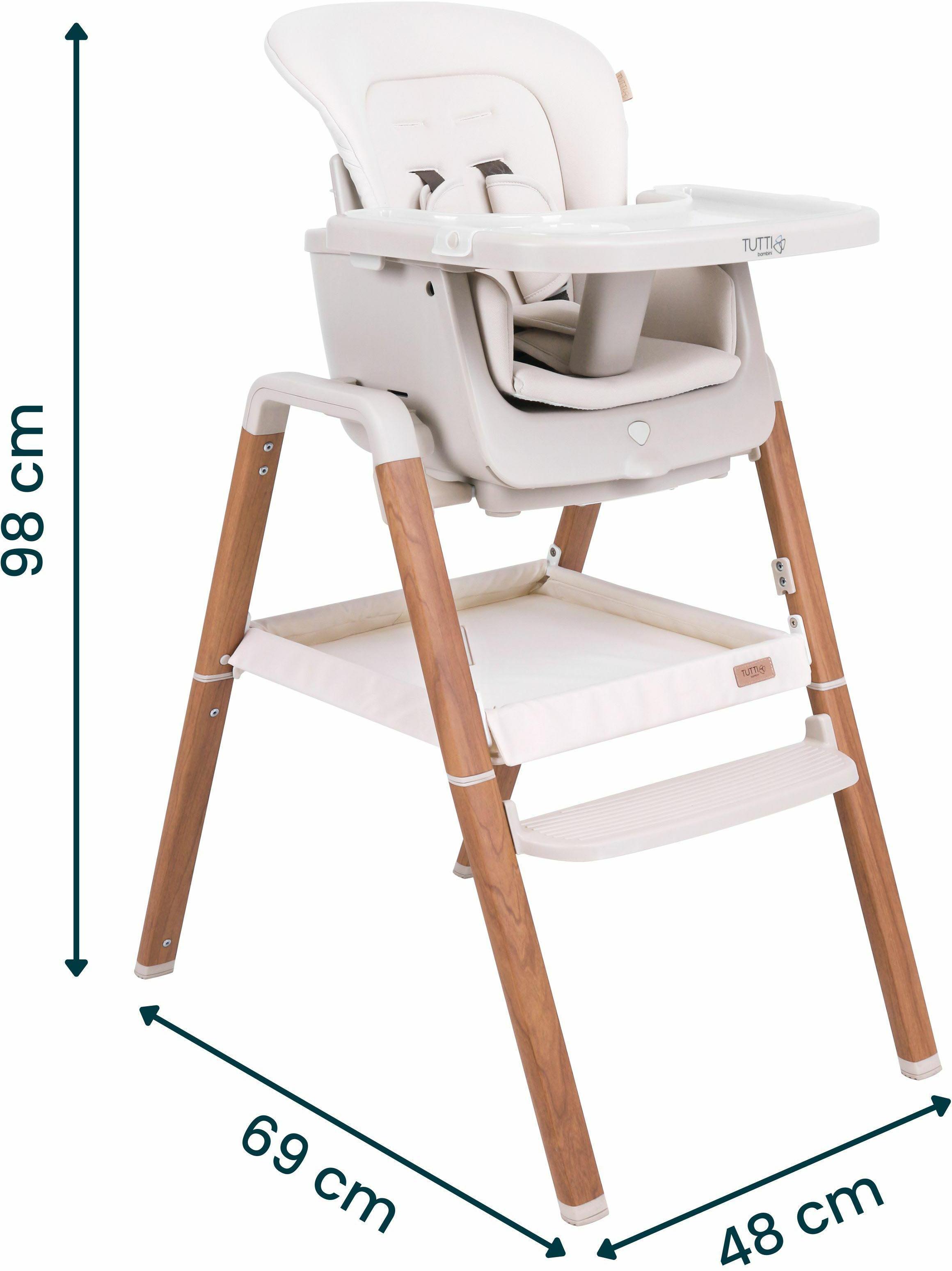 Tutti Bambini Nova Birth -12 Yrs Highchair - Ecru