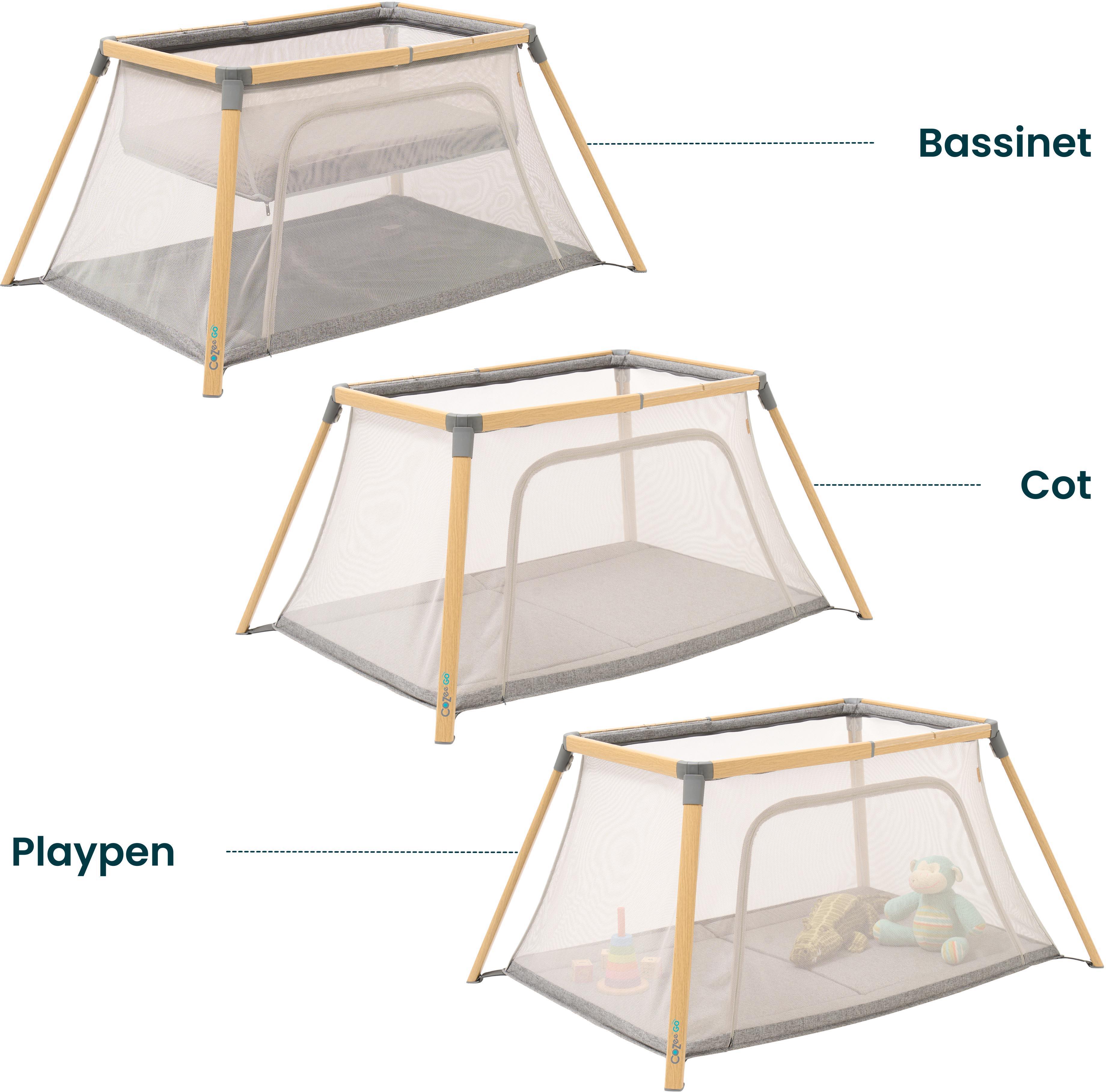 Tutti Bambini CoZee Go Day & Night Bundle -Charcoal