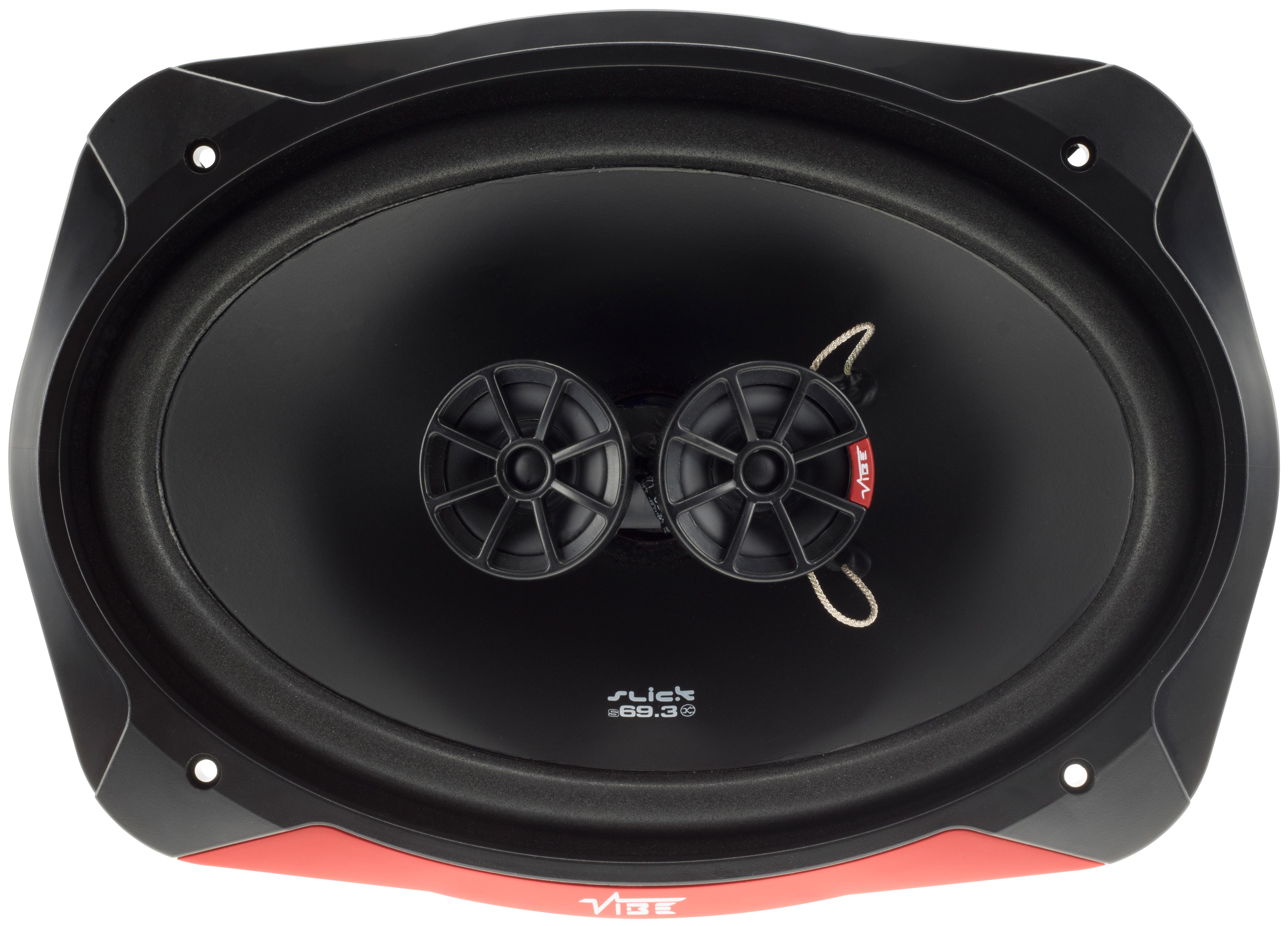 Vibe Slick 6x9" 3 Way Coaxial Car Speakers | Halfords UK