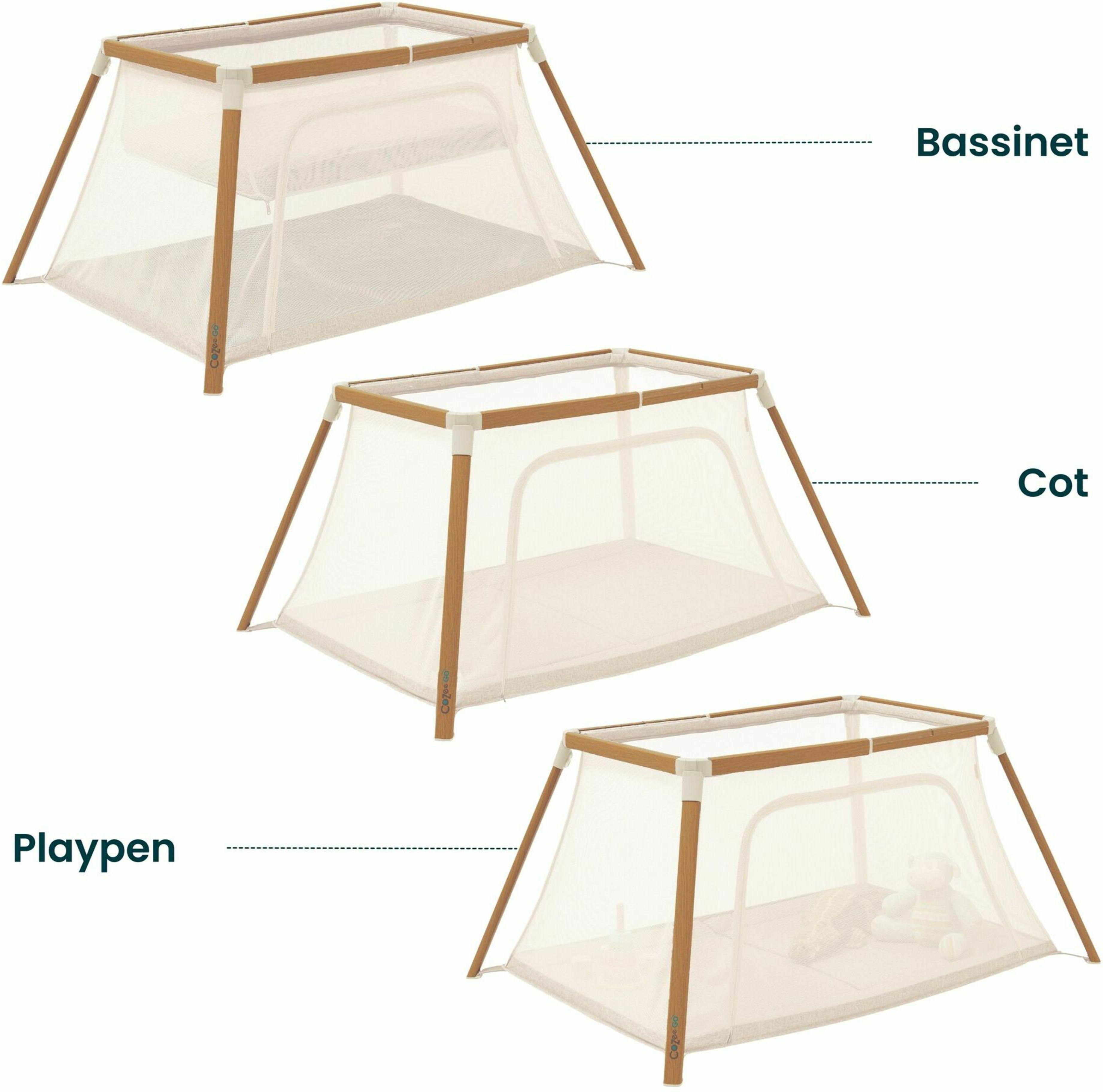 Tutti Bambini CoZee Go Day & Night Bundle  - Ecru