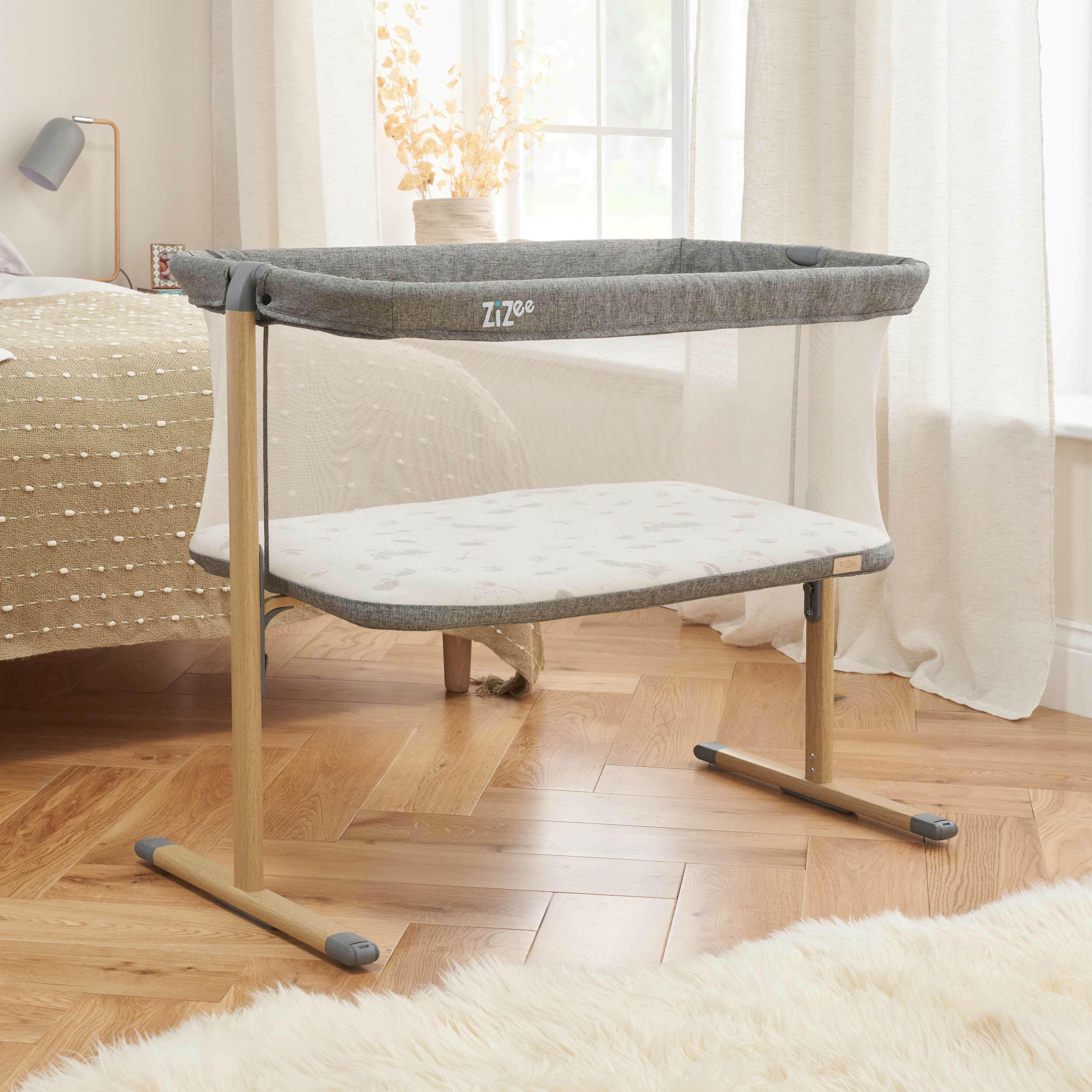 Tutti Bambini ZiZee Crib   - Oak/Charcoal