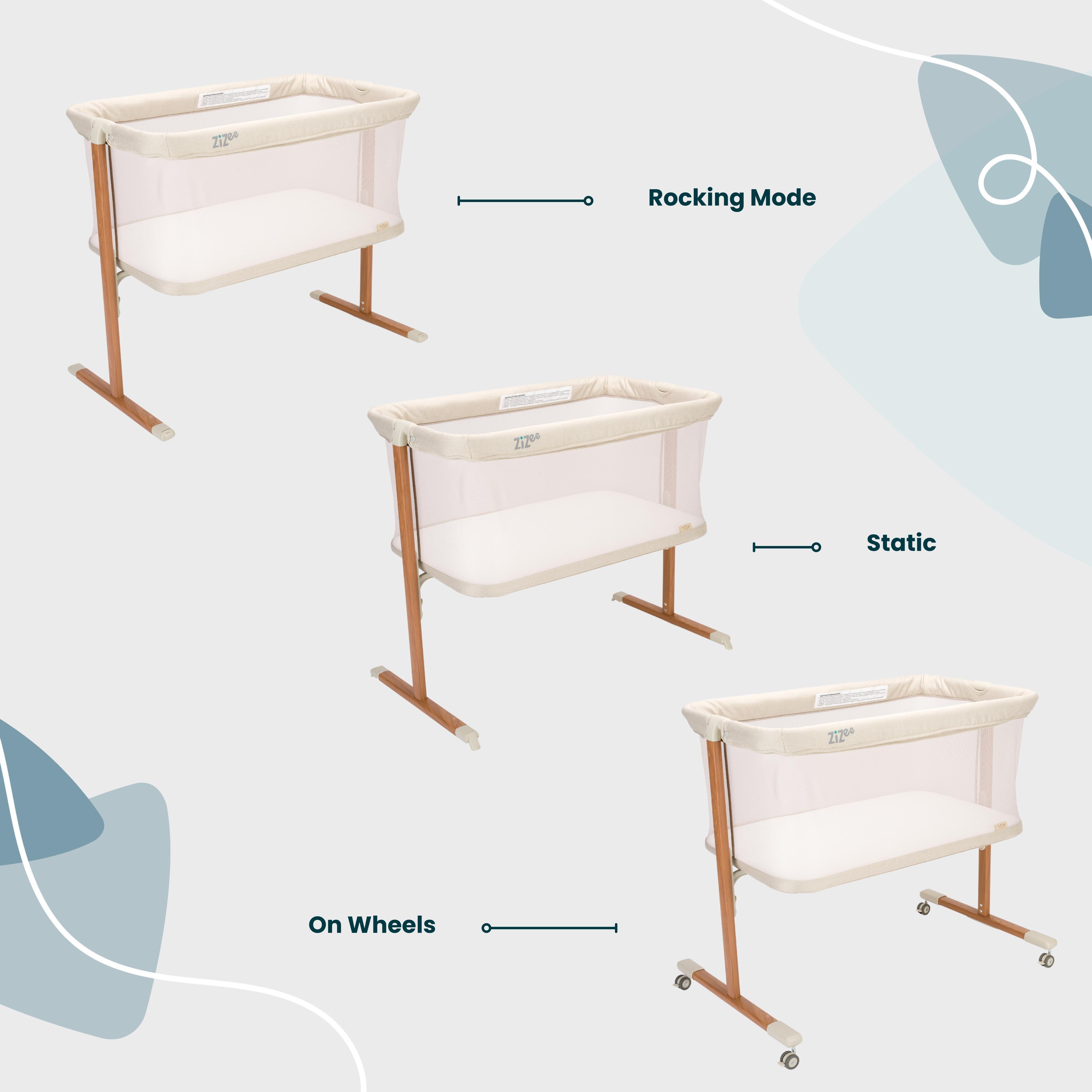 Tutti Bambini ZiZee Crib - Walnut/Ecru