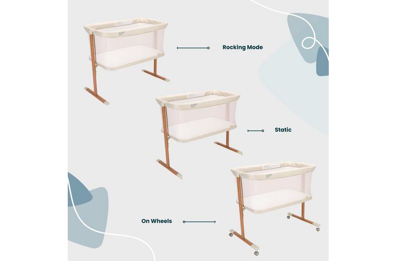 Tutti Bambini ZiZee Crib - Walnut/Ecru Tutti Bambini ZiZee Crib - Walnut/Ecru