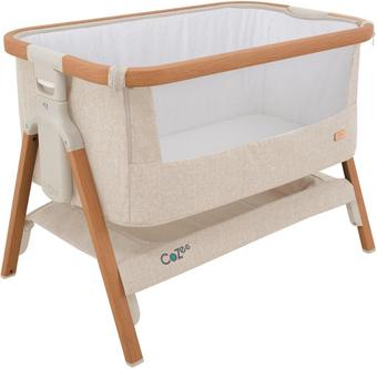 Tutti Bambini Cozee Bedside Crib - Walnut/Ecru