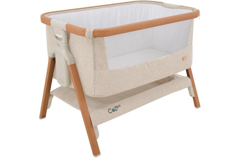 Tutti Bambini Cozee Bedside Crib - Walnut/Ecru Tutti Bambini Cozee Bedside Crib - Walnut/Ecru