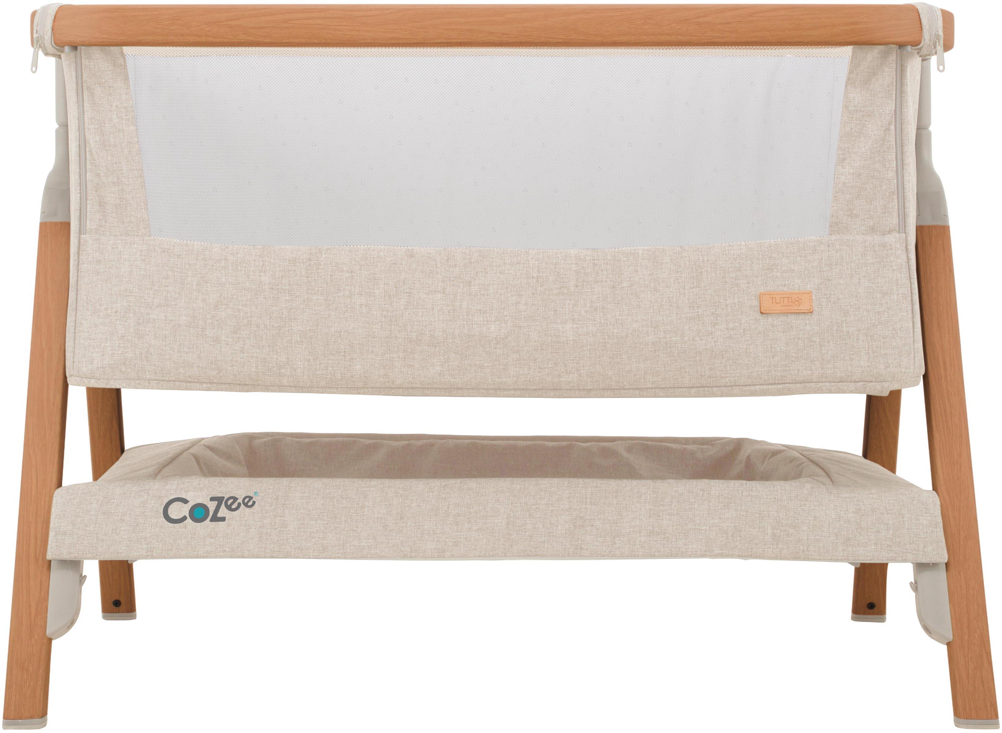 Tutti Bambini Cozee Bedside Crib - Walnut/Ecru