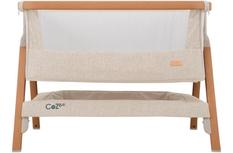 Tutti Bambini Cozee Bedside Crib - Walnut/Ecru Tutti Bambini Cozee Bedside Crib - Walnut/Ecru