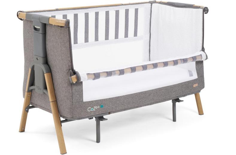 Tutti Bambini Cozee XL Bedside Crib & Cot - Charcoal Tutti Bambini Cozee XL Bedside Crib & Cot - Charcoal
