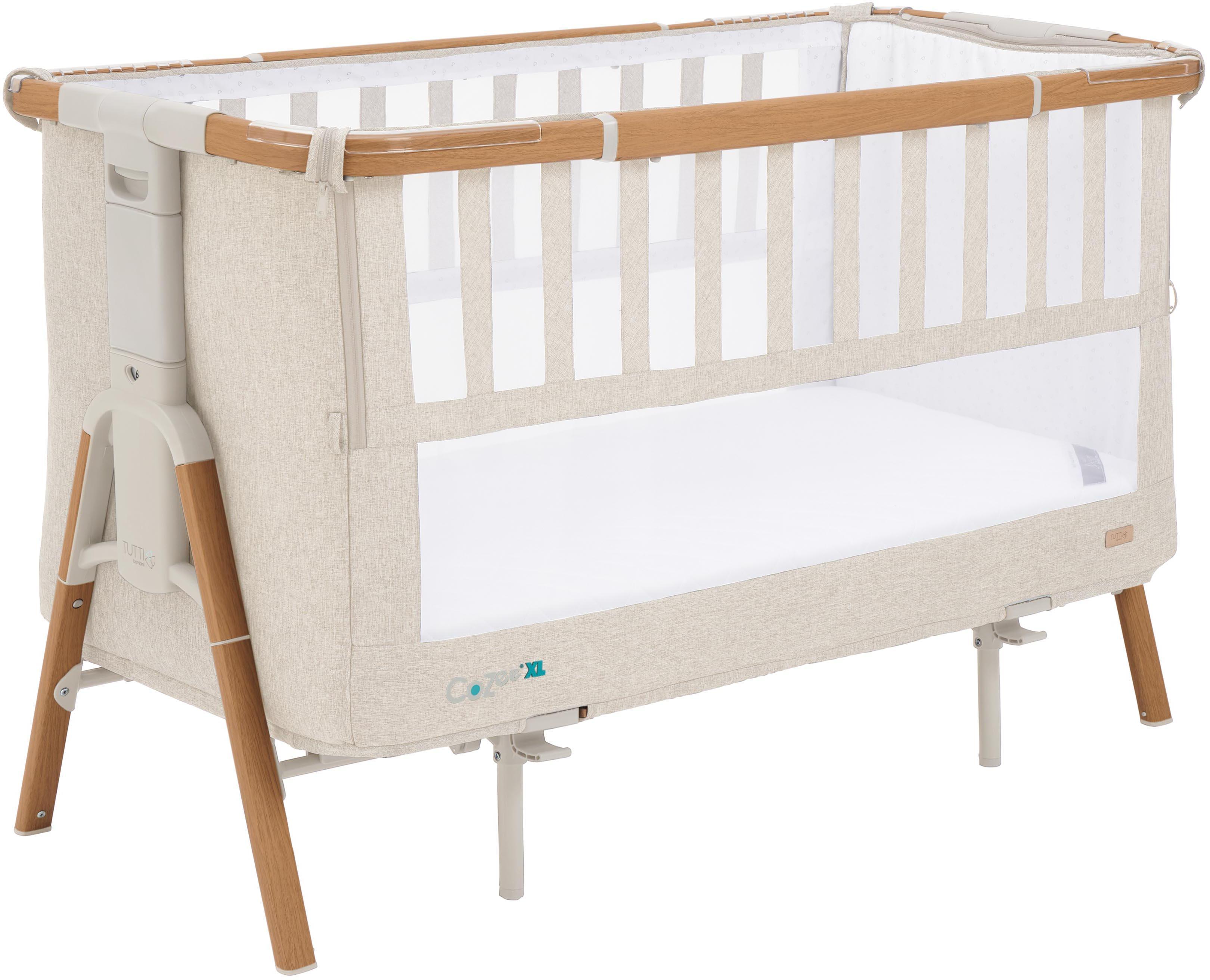 Tutti Bambini CoZee XL Bedside Crib & Cot - Ecru