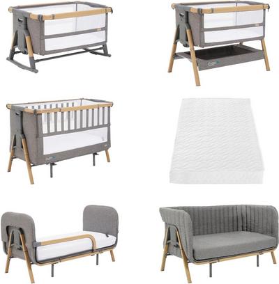 Tutti Bambini CoZee XL Complete- Oak/Charcoal Tutti Bambini CoZee XL Complete- Oak/Charcoal