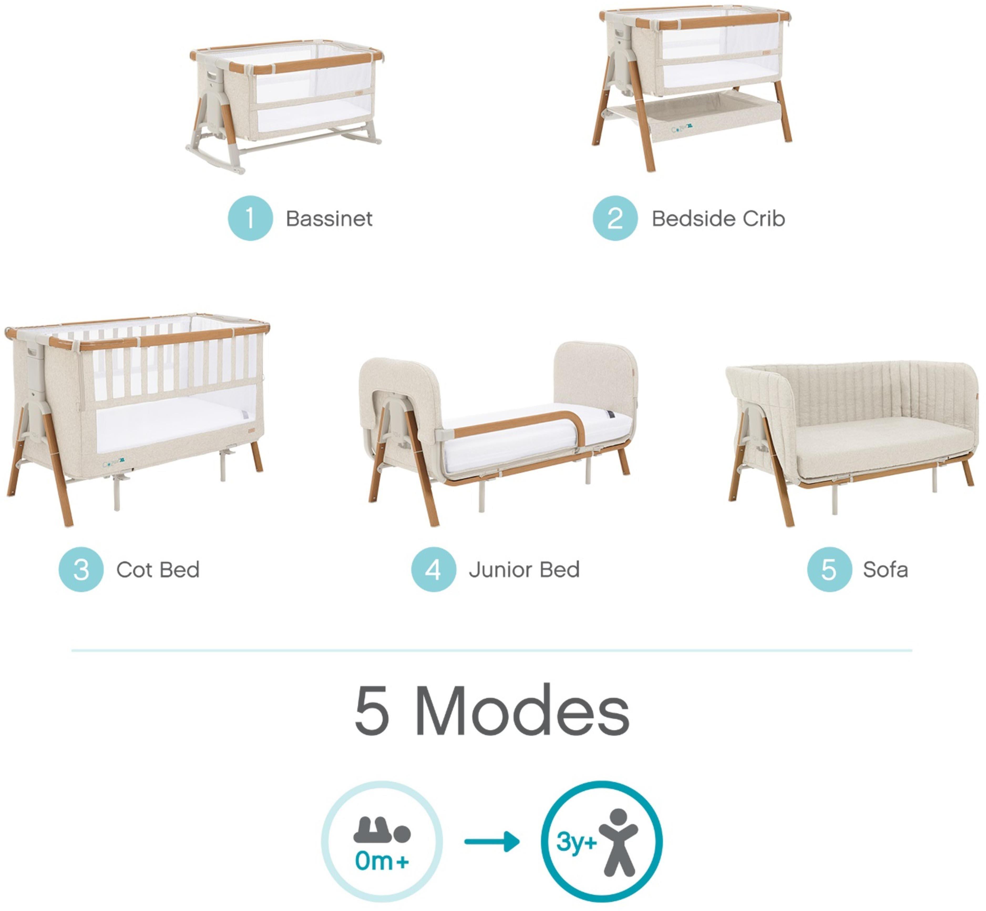 Tutti Bambini CoZee XL Complete -Walnut/Ecru