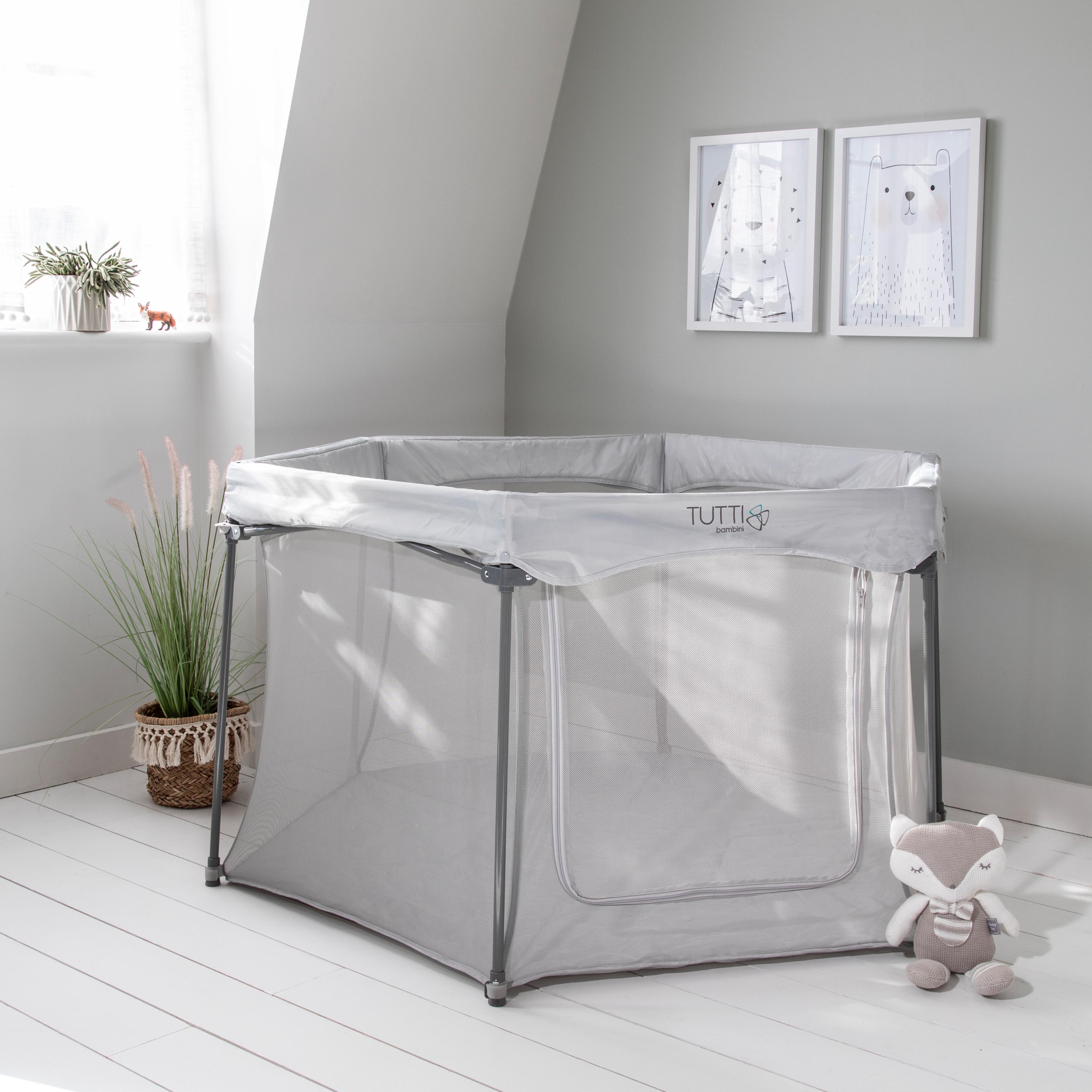 Tutti Bambini Hexa Playpen  - Grey
