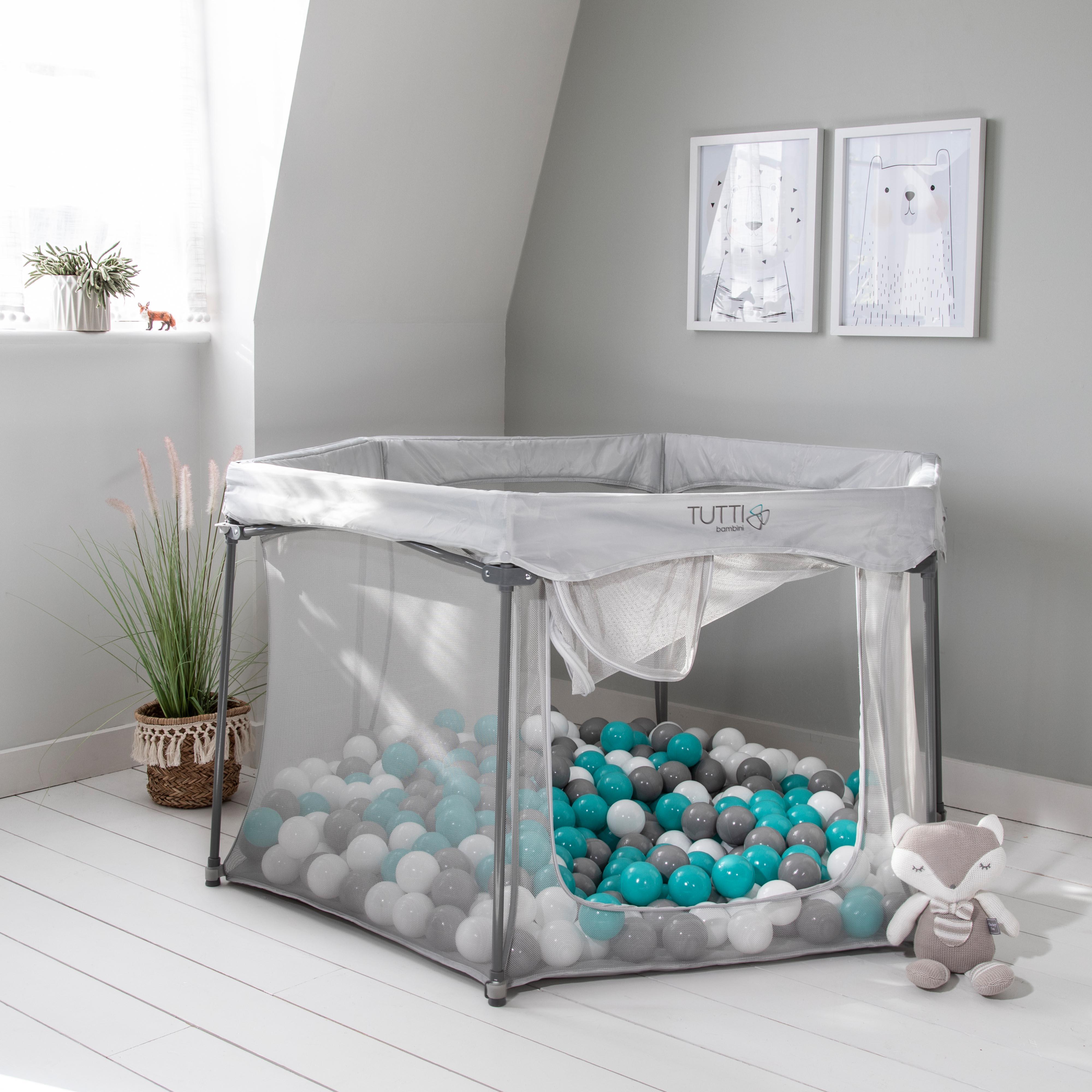Tutti Bambini Hexa Playpen  - Grey