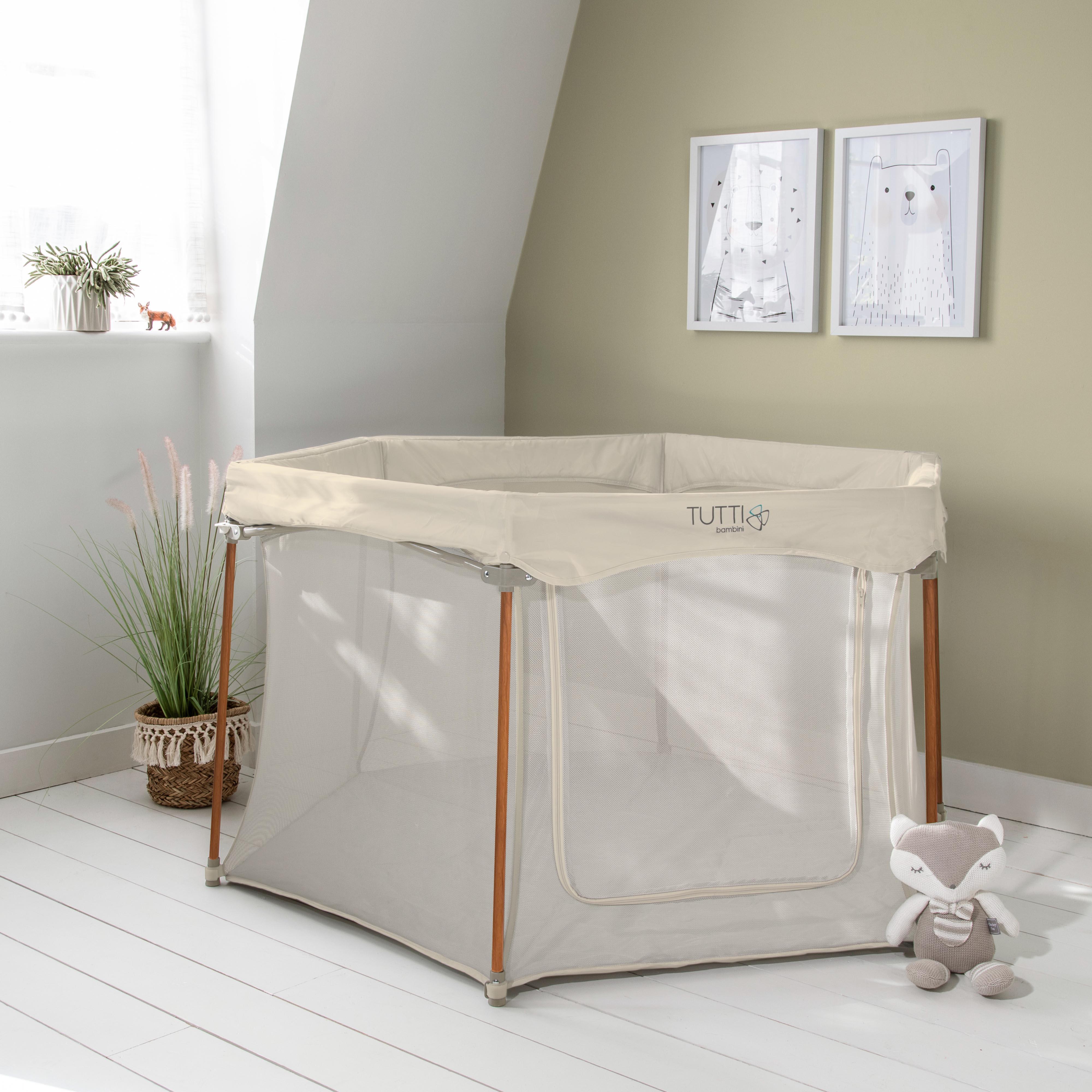 Tutti Bambini Hexa Playpen  - Ecru