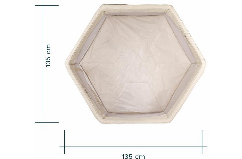 Tutti Bambini Hexa Playpen - Ecru Tutti Bambini Hexa Playpen - Ecru