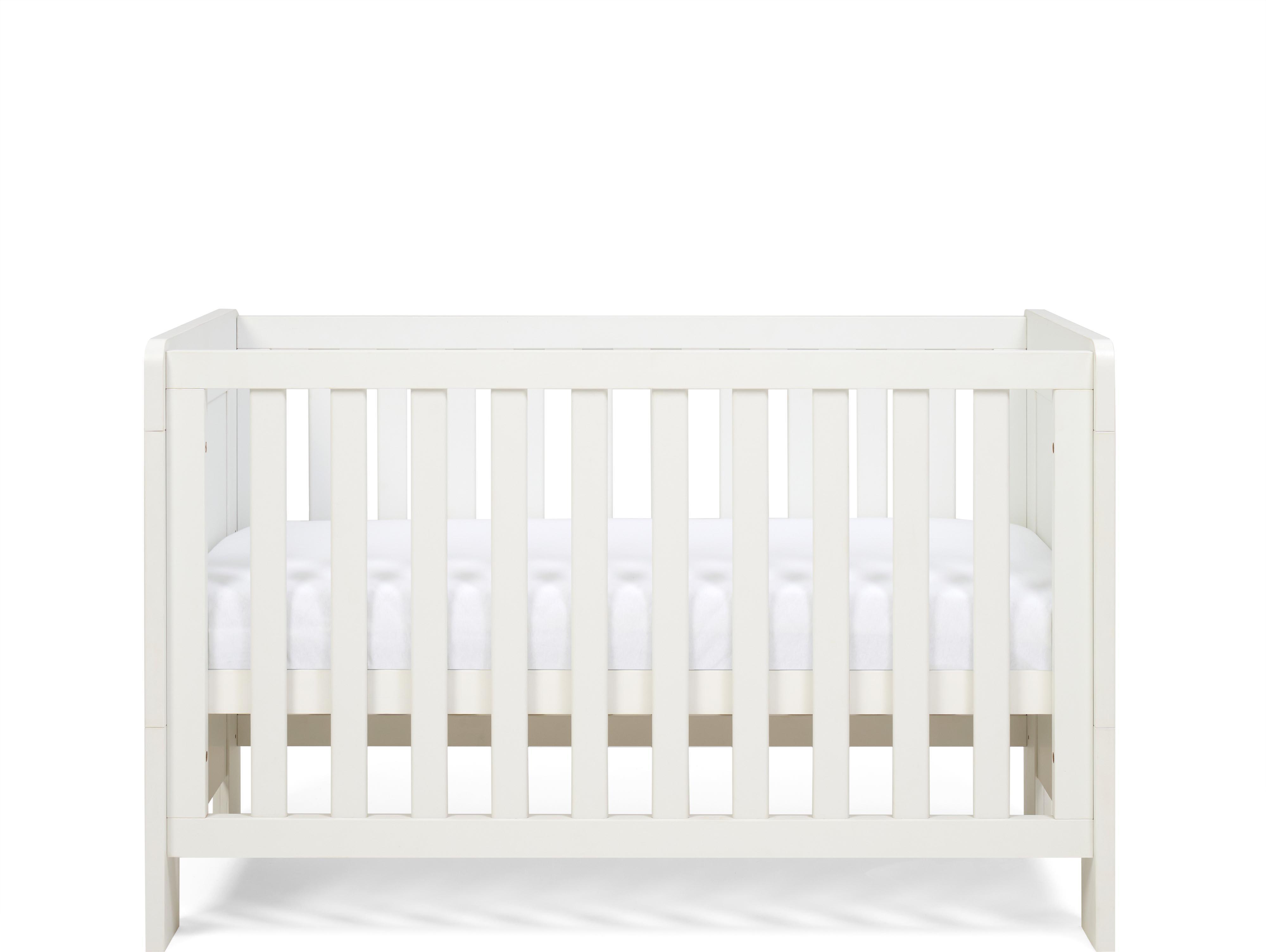 Tutti Bambini Alba Mini Cot Bed - White