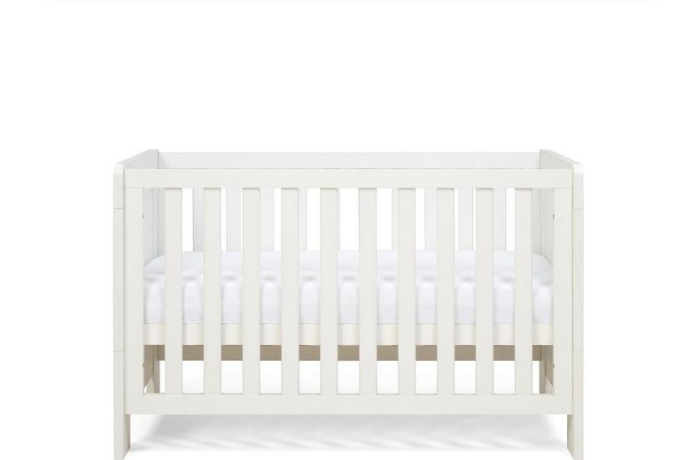 Tutti Bambini Alba Mini Cot Bed - White Tutti Bambini Alba Mini Cot Bed - White