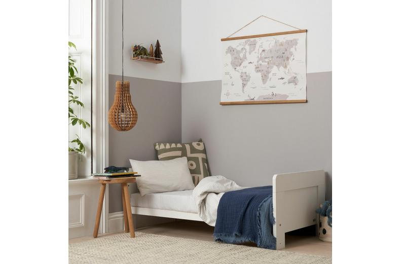 Tutti Bambini Alba Mini Cot Bed - White Tutti Bambini Alba Mini Cot Bed - White