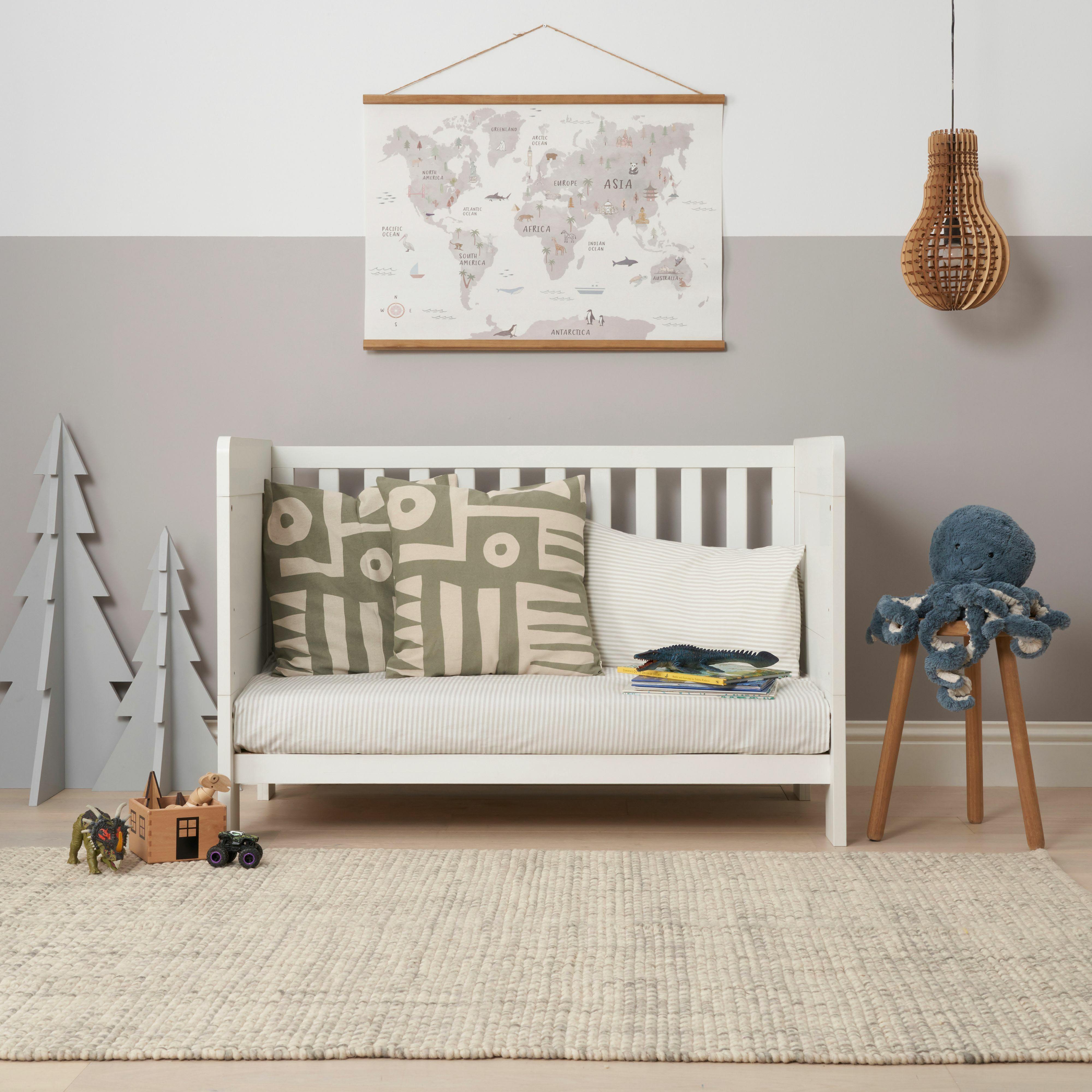 Tutti Bambini Alba Mini Cot Bed - White