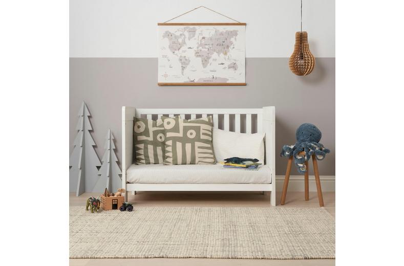 Tutti Bambini Alba Mini Cot Bed - White Tutti Bambini Alba Mini Cot Bed - White