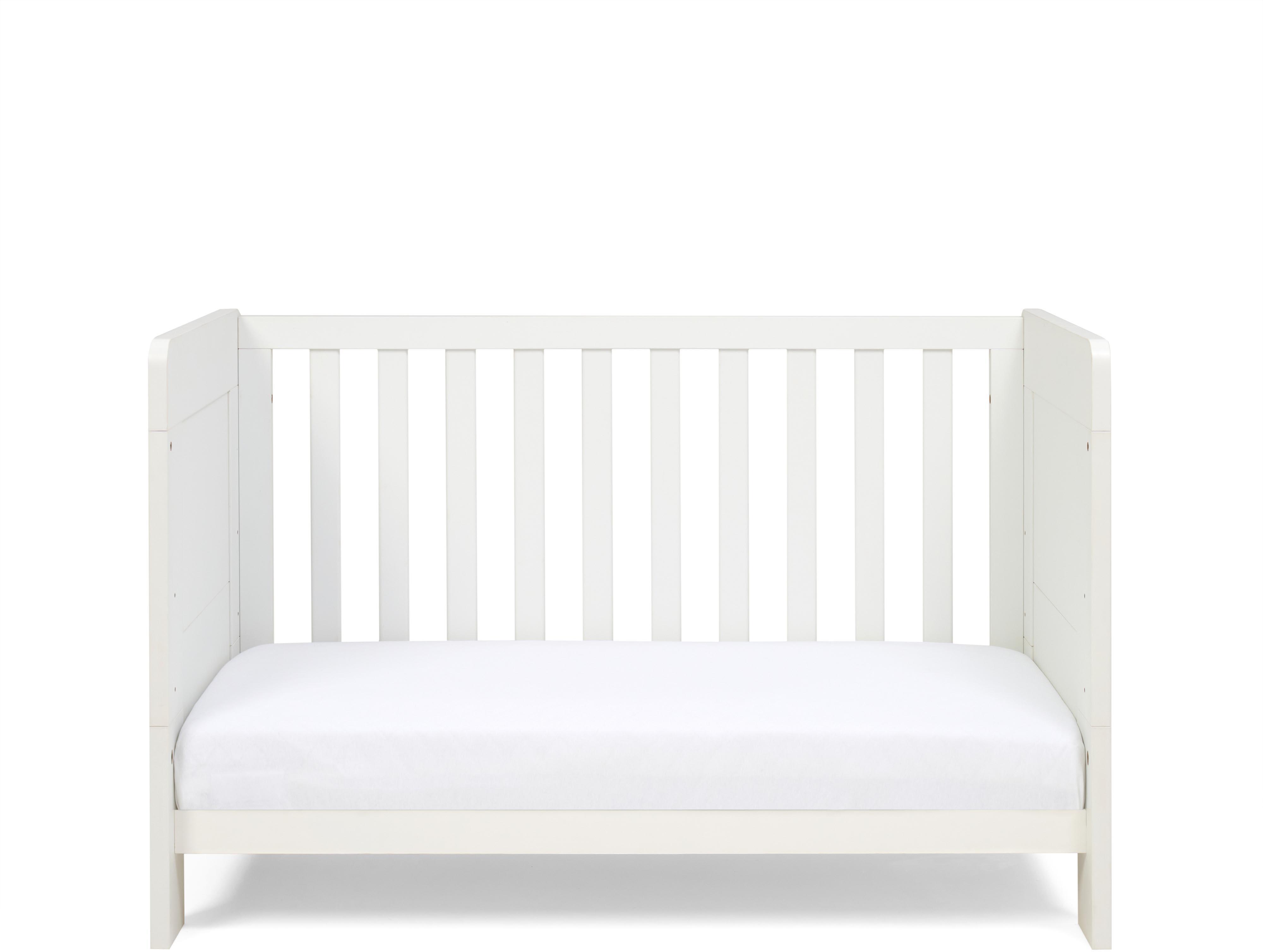 Tutti Bambini Alba Mini Cot Bed - White