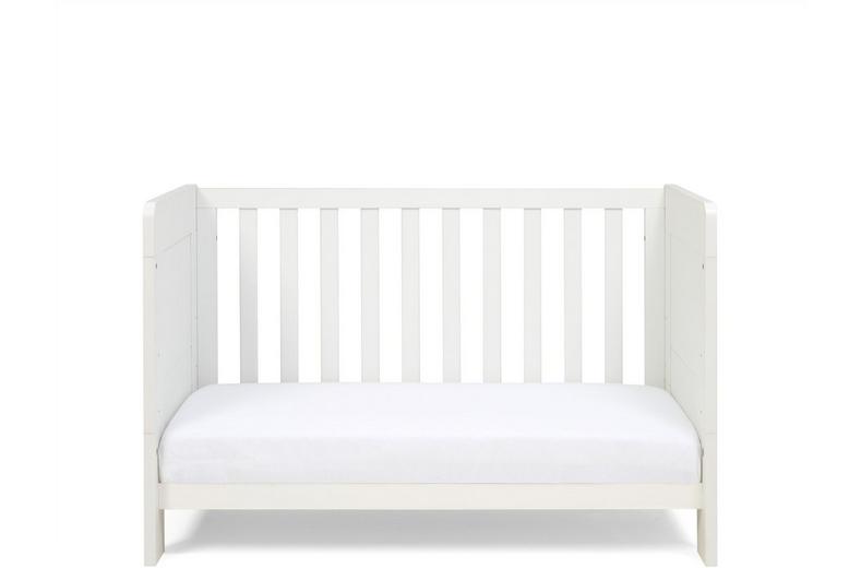 Tutti Bambini Alba Mini Cot Bed - White Tutti Bambini Alba Mini Cot Bed - White