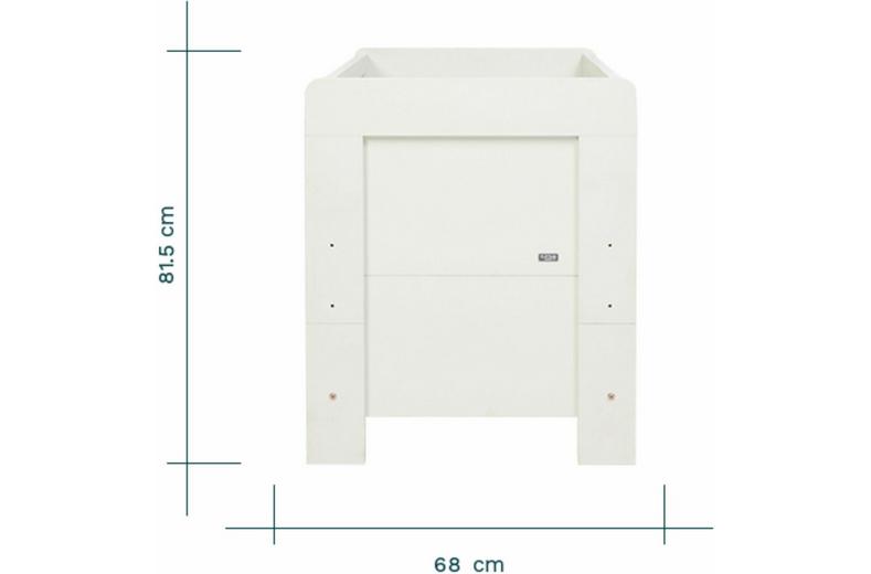 Tutti Bambini Alba Mini Cot Bed - White Tutti Bambini Alba Mini Cot Bed - White