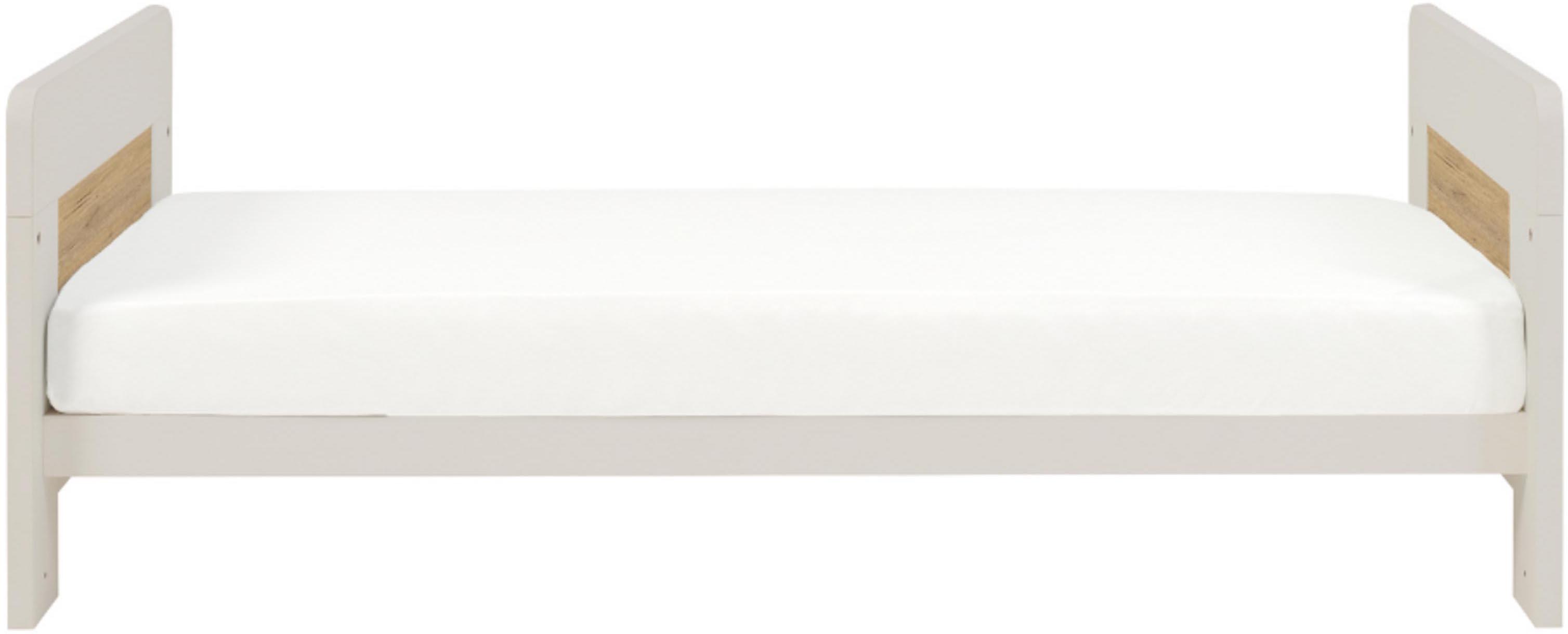 Tutti Bambini Alba Mini Cot Bed   - White Sand /Oak