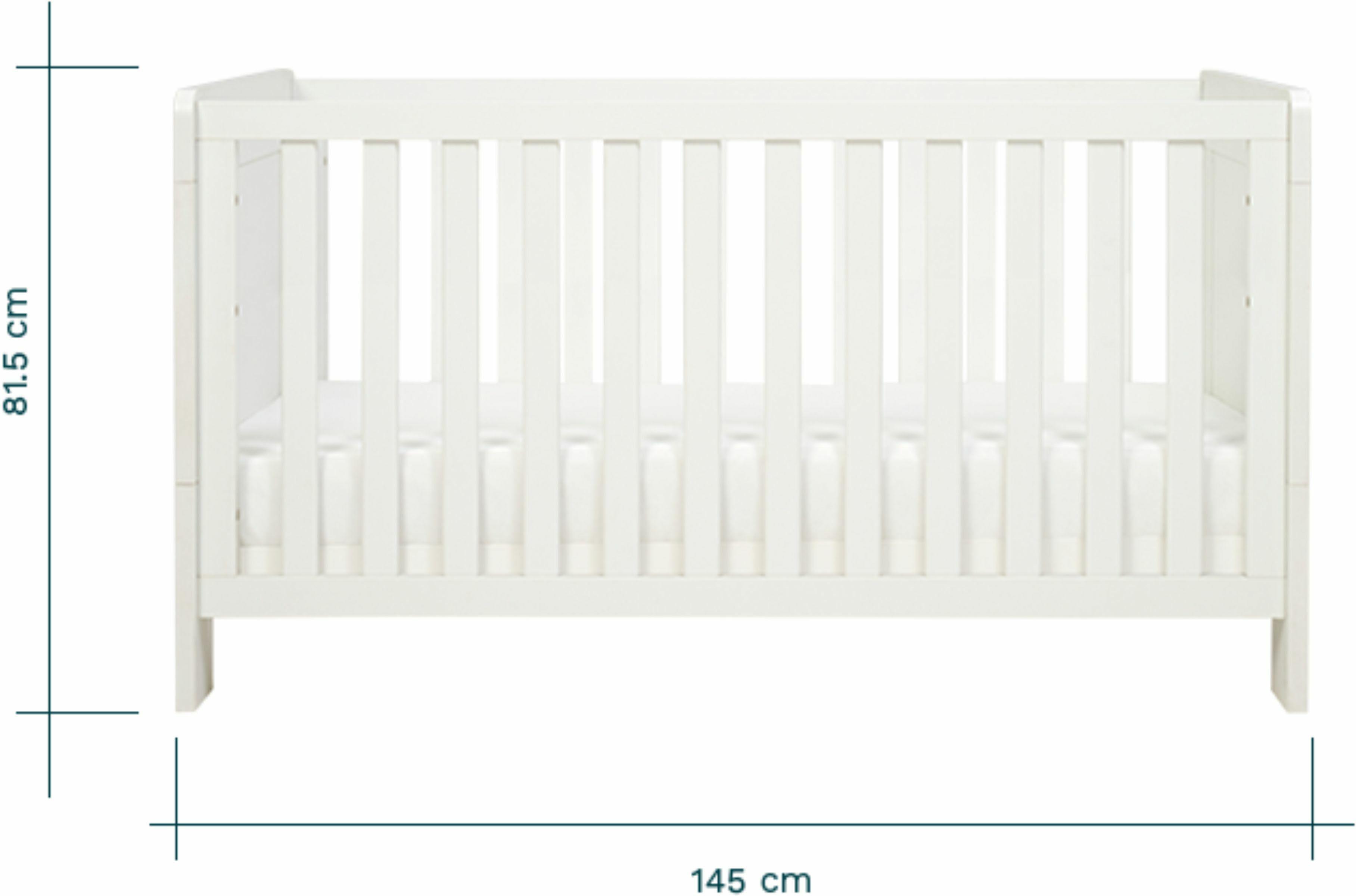 Tutti Bambini Alba Cot Bed  - White