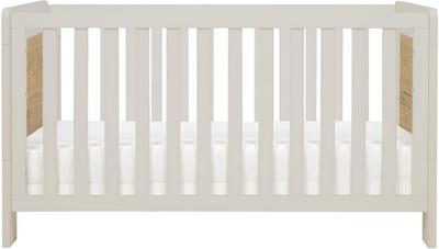 Tutti Bambini Alba Cot Bed - White Sand/Oak