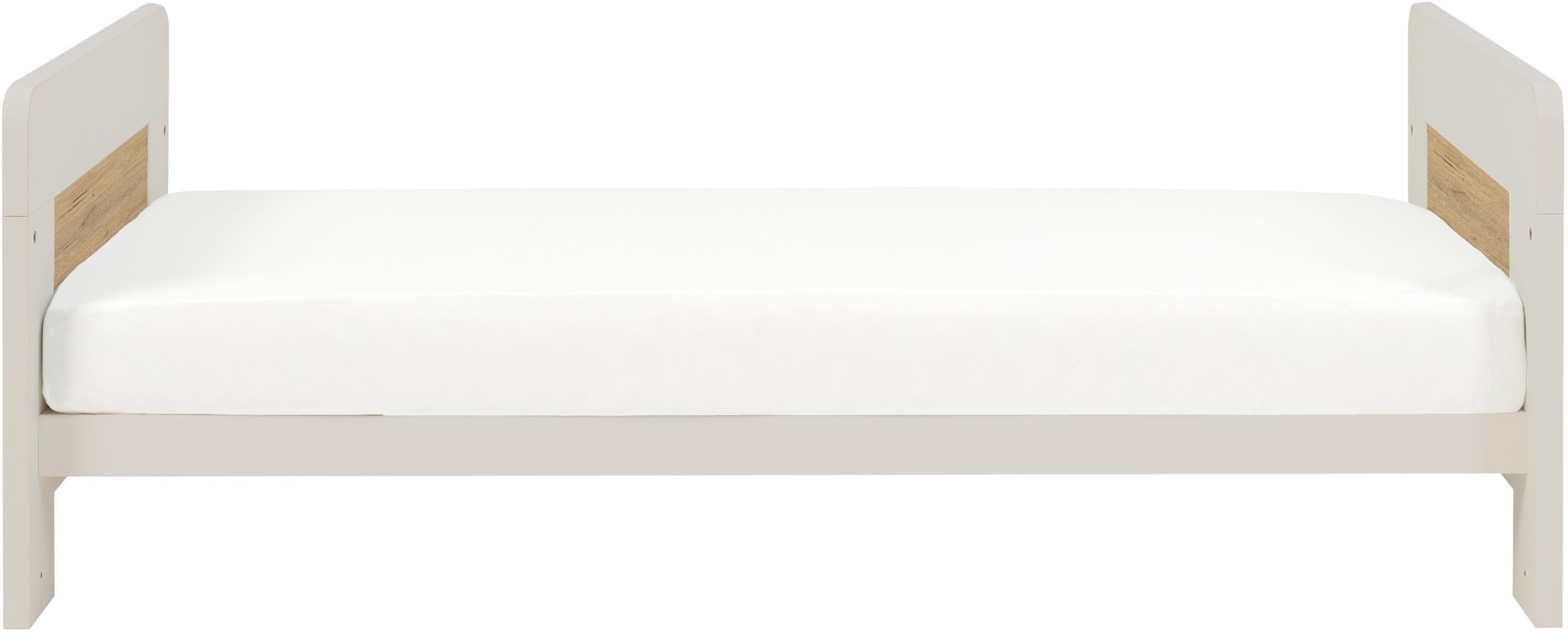 Tutti Bambini Alba Cot Bed  - White Sand/Oak