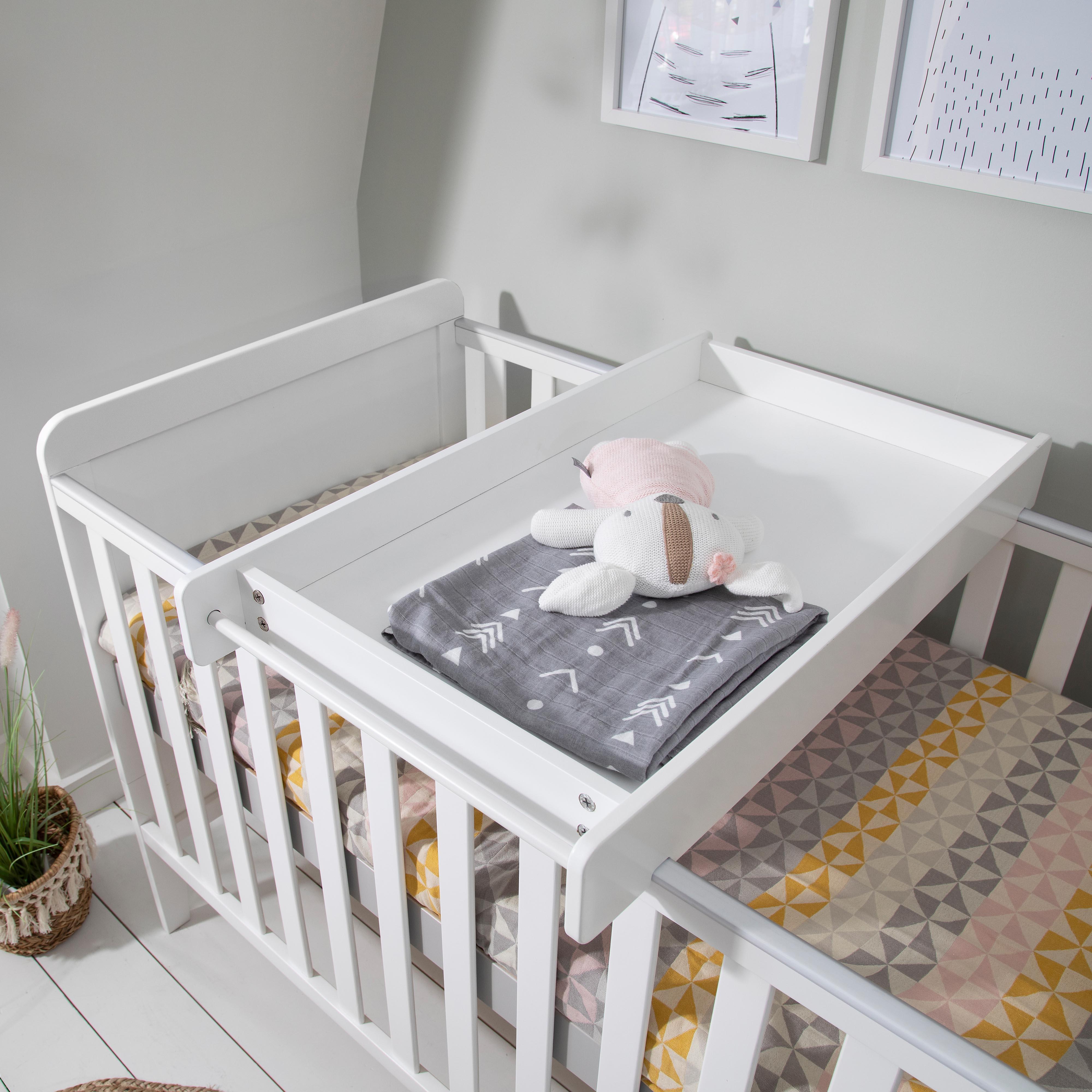Tutti Bambini Rio Cot Bed Changer & Mattress - White